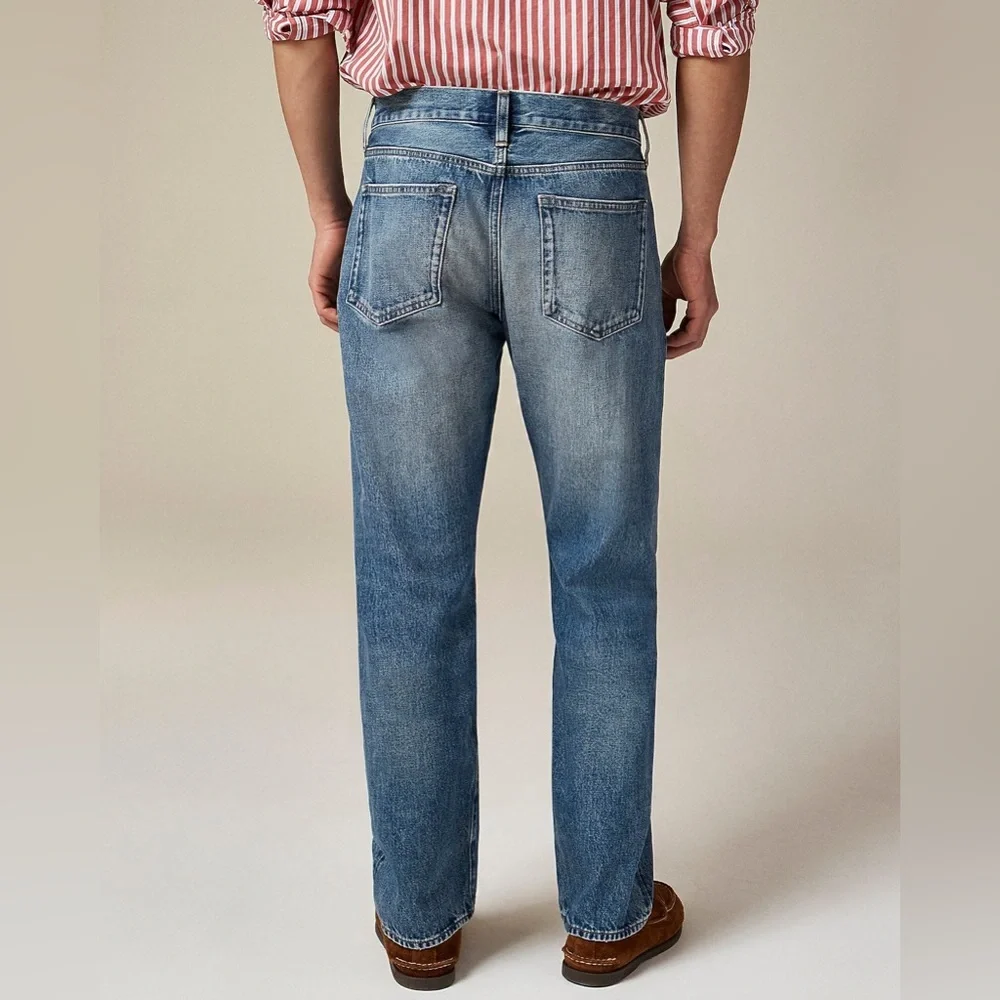 J Crew Classic jean in medium wash Japanese selvedge denim CJ169